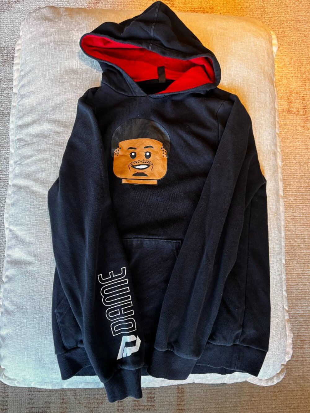 ADIDAS X LEGO® PULLOVER Youth DAMIAN LILLARD Hoodie Size XL